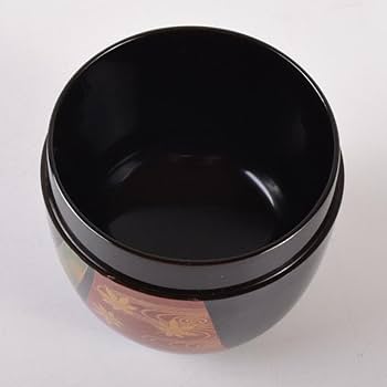 Amazon.co.jp: 茶道具 山中塗 竹内幸斎作 熨斗蒔絵 大棗 共箱 V
